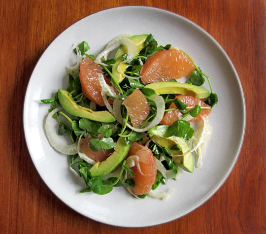 Avocado and Grapefruit Salad