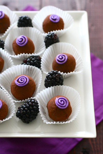 Blackberry Truffles