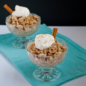 Chai Latte Granita with Honeyed Whipped Cream