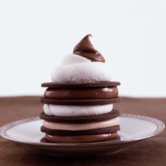 Chocolate Cookies ‘n’ Cream Towers