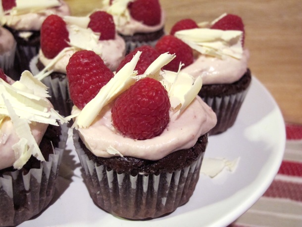 Chocolate Raspberry Cupcakes