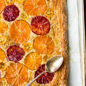 Rustic Citrus Almond Tart