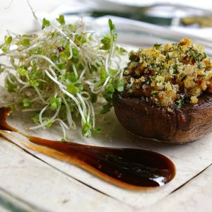 Stuffed Mushroom Caps