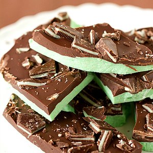 Grasshopper Mint Chocolate Bark