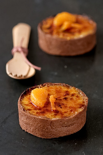 Tangerine Crème Brulees Tartelettes