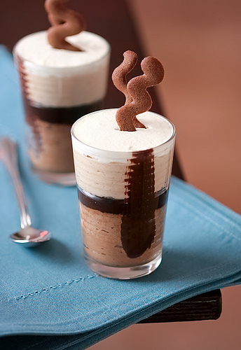 Milk Chocolate and Chestnut Mousse Verrines