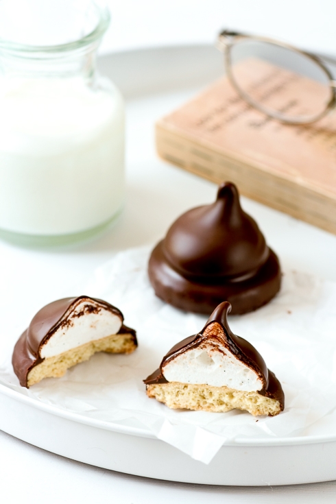 Chocolate Covered Marshmallow Cookies