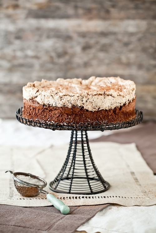 Chocolate and Hazelnut Meringue Cake