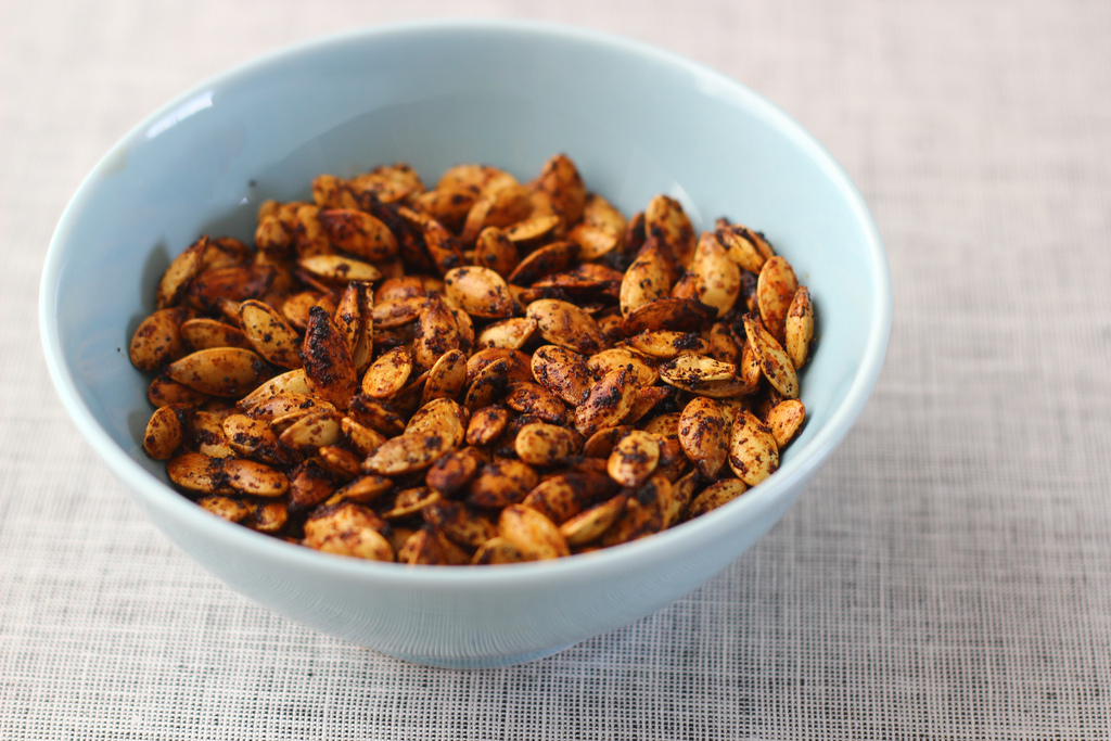 Spiced Roasted Pumpkin Seeds