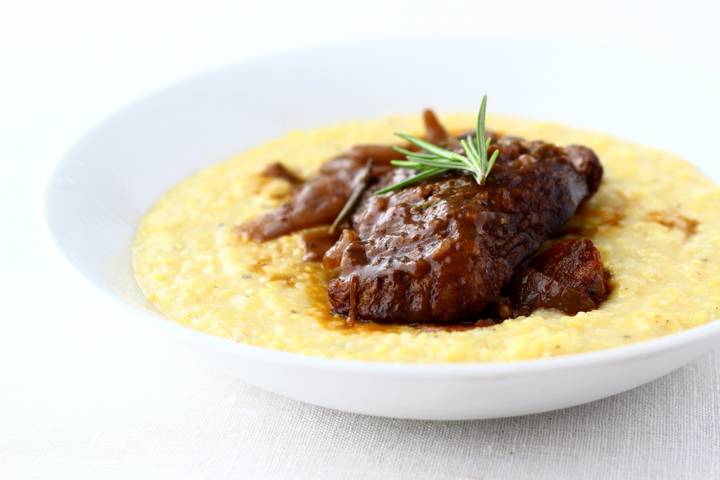 Lamb Osso Buco with Creamy Polenta