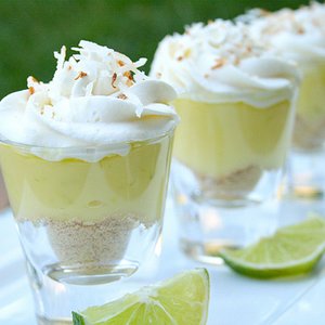Coconut Lime Dessert Shots