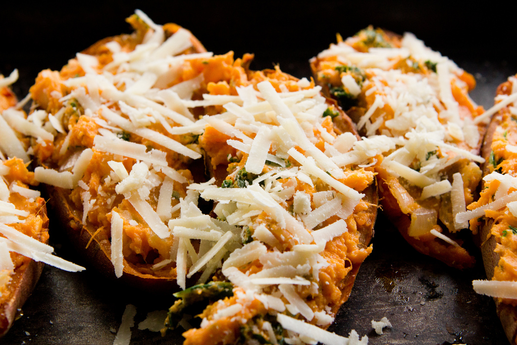 Twice-Baked Sweet Poatatoes