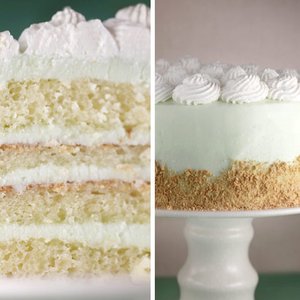 Key Lime Cream Cake