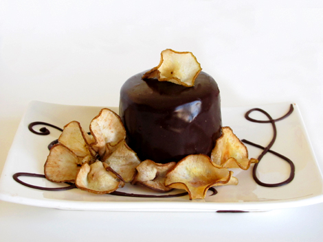 Chocolate Lemon Pear Cake