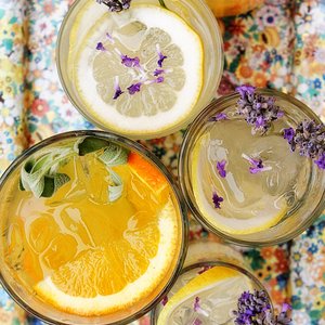 Orange and Sage and Lemon and Lavendar Vodka Tonic
