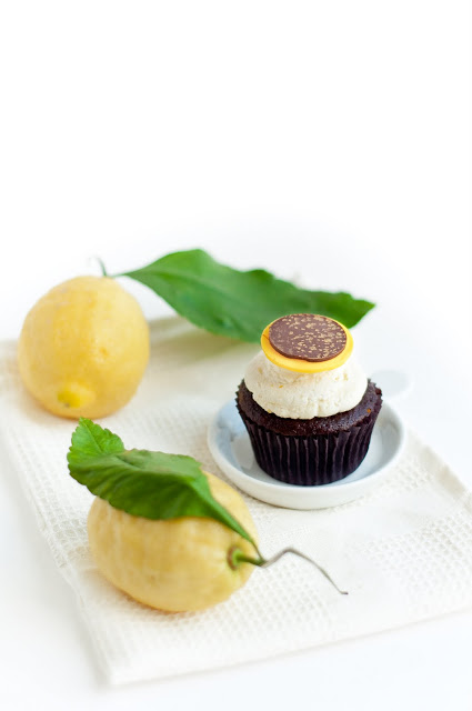 Chocolate and Lemon Mascarpone Cupcakes