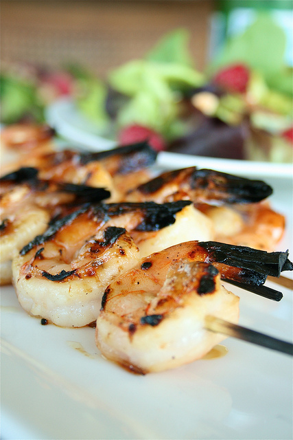 Grilled Honey Garlic Shrimp