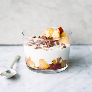 Peach and Pecan Brown Sugar Parfait