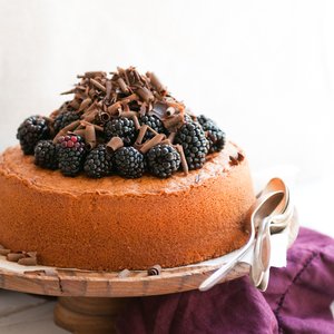 Almond and Blackberry Cake