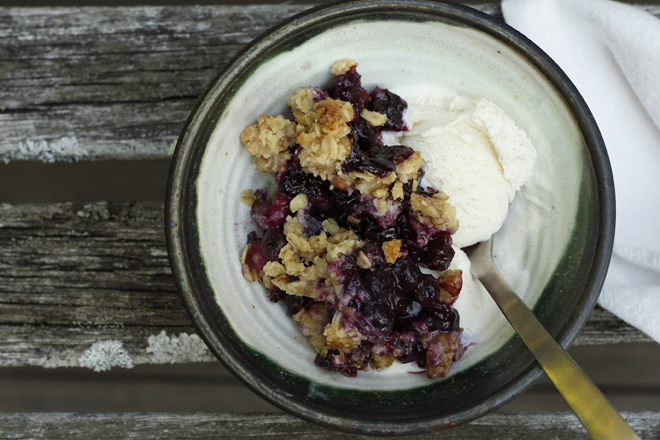 Blueberry Crumble