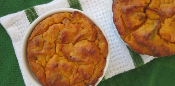 Savory Bacon Butternut Squash Souffle