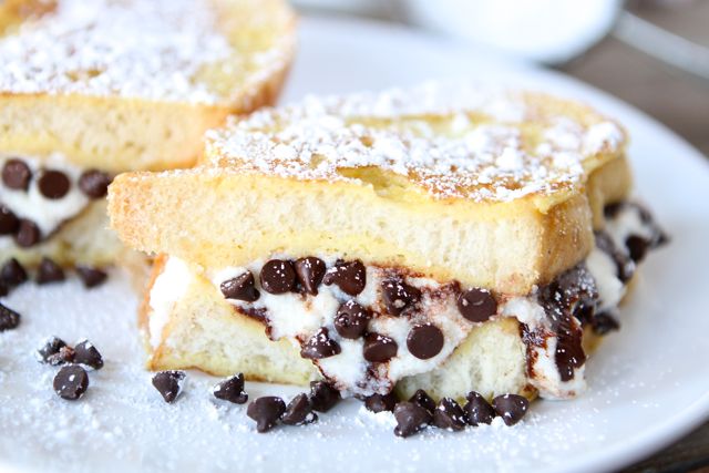 Cannoli Stuffed French Toast