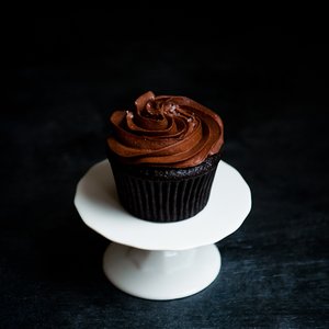 Earl Grey Dark Chocolate Cupcakes