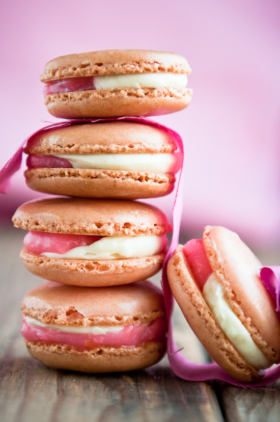 Grapefruit-White Chocolate Macarons
