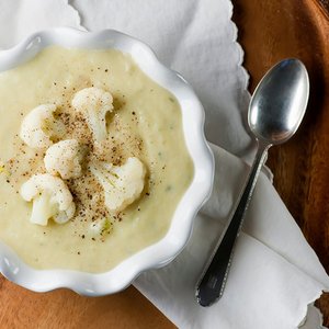 Cauliflower Blue Cheese Soup