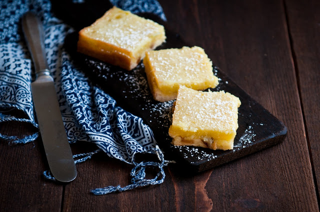 Lemon Bars with Ginger Shortbread
