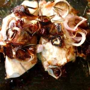 Date and Shallot Rosemary Chicken