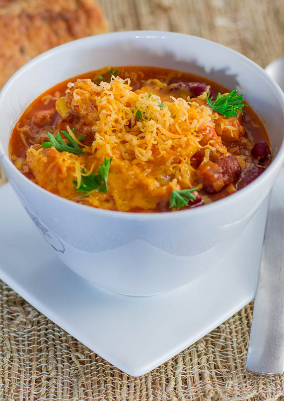 Slow Cooker Chicken Chili