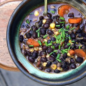 Black Bean Vegetable Soup