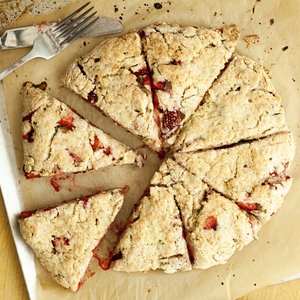 Strawberry Basil Scones