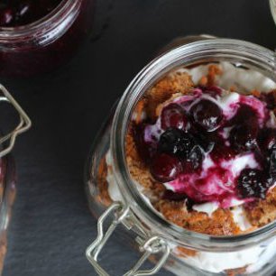 Blueberry Carrot Cake Parfaits