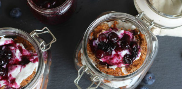 Blueberry Carrot Cake Parfaits