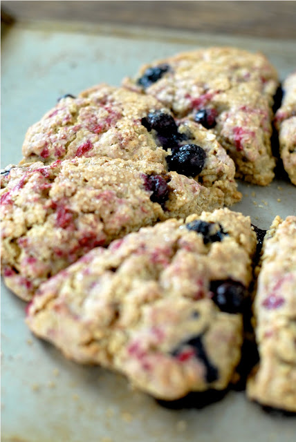 Berry Oat Scones