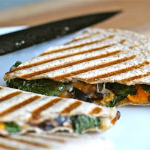 Kale and Sweet Potato Quesadillas