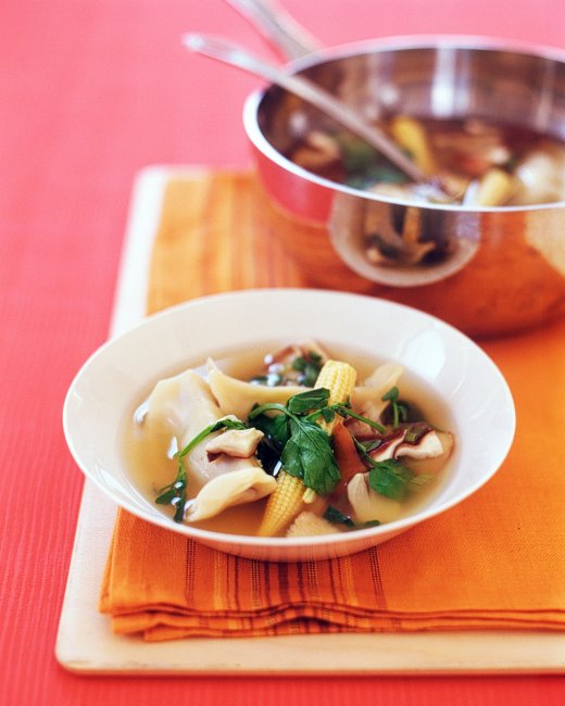 Asian Dumpling Soup