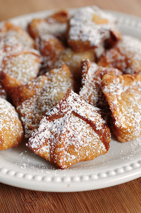 Peach Wontons