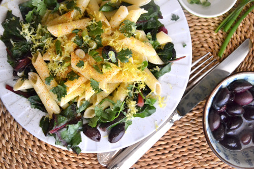 Swiss Chard Lemon Pasta