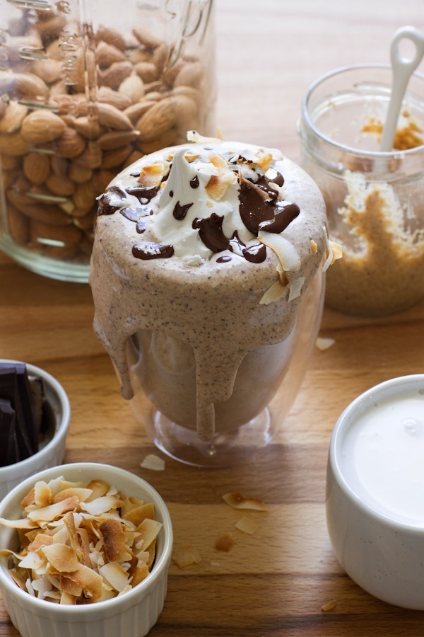 Almond Joy Smoothie and Milkshake