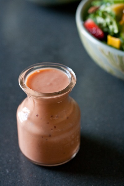 Champagne Mango and Strawberry Dressing