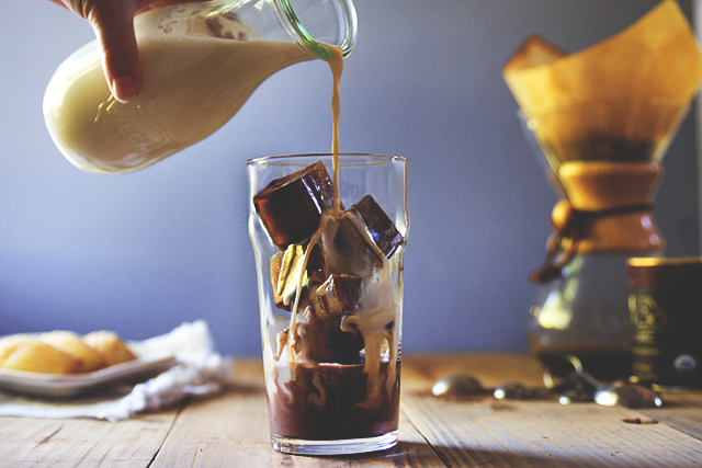 Iced Mocha with Coffee Cubes