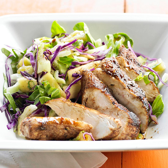 Jerk Chicken and Slaw