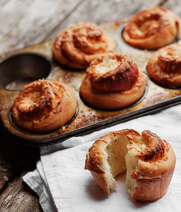 Asiago and Black Pepper Rolls